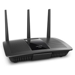 راوتر واي فاي غيغابت LINKSYS Max-Stream AC1750 MU-MIMO من لينكسيس - لون أسود