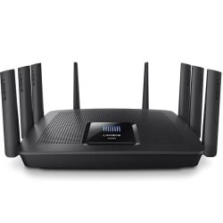 راوتر واي فاي غيغابت LINKSYS Max-Stream AC5400 MU-MIMO من لينكسيس - لون أسود