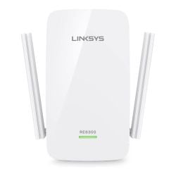 موسع نطاق شبكة الواي فاي LINKSYS AC750 من لينكسيس - لون أبيض
