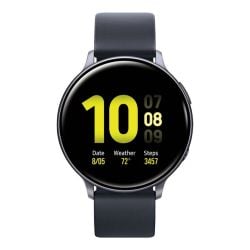 الساعة الذكية Galaxy Watch Active 2 - ألومنيوم 44 مم أسود أكوا
