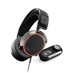 سماعة الألعاب SteelSeries Arctis Pro مع محول رقمي إلى تناظري GameDAC وميكروفون ملغي للضجيج من ستيل سيريز