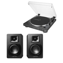 Audio-Technica AT-LP60XBTBK AT-SP3X Bundle