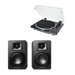 Audio-Technica AT-LP70XBTBS AT-SP3X Bundle