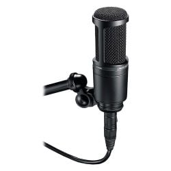 ميكروفون مكثف Audio-Technica AT2020 نمط قلبي كبير الغشاء من اوديو تكنيكا