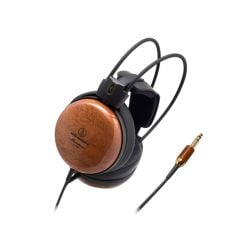 سماعات اوديو تكنيكا على الأذنين بالحجم الكامل باطار خشبي إصدار Aydio Technica W1000Z