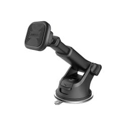 Porodo Aluminum Magnetic Car Mount ( Extendable / Suction Base / 360 Rotate ) - Gray