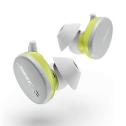 سماعات Bose Sports Earbuds اللاسلكية بالكامل من بوز - أبيض جليدي