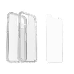 Otterbox iPhone 12 Mini - Symmetry Clear Case + Alpha Glass Screen Protector 