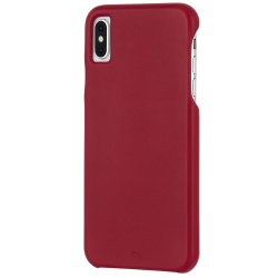 CASE-MATE Barely There Leather For iPhone XS Max - Cardinal