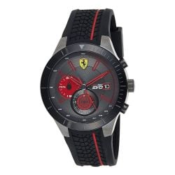 Ferrari Men's Rubber Chronograph Watch 830341