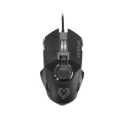 Vertux Cobalt High Accuracy Lag-Free Wired Gaming Mouse upto 4800 DPI - Black