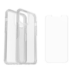 Otterbox iPhone 12 Pro Max Symmetry Clear Case + Alpha Glass Screen Protector 