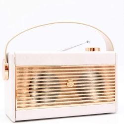 GPO Darcy Portable Analogue Radio - Cream