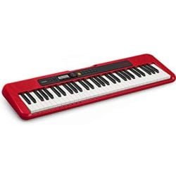 لوحة المفاتيح الموسيقية كاسيو Casio Casiotone CT-S200 USB - أحمر
