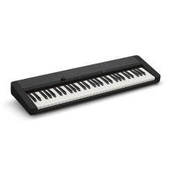Casio CT-S1 61-key Portable Black Keyboard with AD-E95100LE Keyboard UK 3 Pin Power Supply
