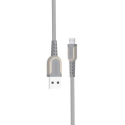 Porodo Metal Braided Micro USB Cable 1.2m - Gray