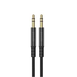 Porodo Metal Braided AUX Cable - Black