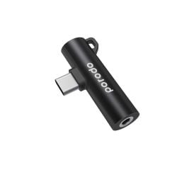 Porodo Dual Port Type-C Adapter 2A - Black