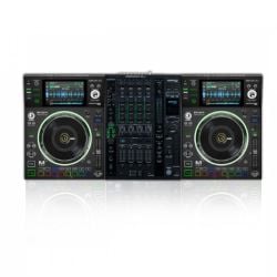 مجموعة الدي جي SC5000M الاحترافية (2* مشغل الوسائط Denon DJ SC5000M + ميكسر Denon DJ X1800 )