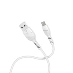 Porodo PVC Lightning Cable 1.2m - White