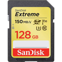 SanDisk Extreme SDSDXV5-128G-GNCIN 128 GB SDXC Memory Card