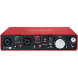 Focusrite Scarlett 2i4 (2nd Gen) USB Audio Interface with Pro Tools First 