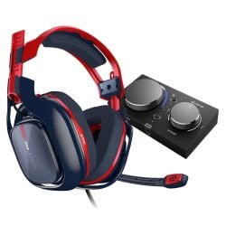 ASTRO A40 TR V2 Gaming Headset FOR PS4™, PC, MAC, SWITCH - Red/Blue