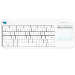 Logitech Keyboard Wireless with Touchpad K400 Plus -WHITE - ENG 