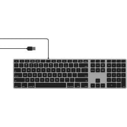 Matias FK318LB Backlit RGB Tactical Wired Aluminum Keyboard For Mac