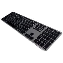 Matias FK418BTB Bluetooth Wireless Aluminum Keyboard - Space Grey 