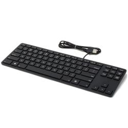 لوحة المفاتيح السلكية Matias Tenkeyless Keyboard من الألومنيوم لأجهزة الكمبيوتر PC من ماتياس - لون أسود