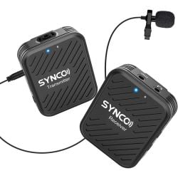 Synco G1A1 Pro Wireless Microphones - Black