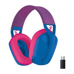 Logitech G435 LIGHTSPEED Gaming Headset - Blue And Raspberry