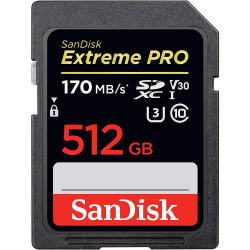 SanDisk Extreme PRO 512GB SDXC Memory Card