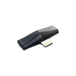 Porodo Dual Lightning Adapter 2A - Black