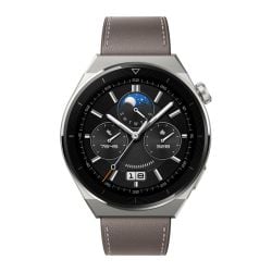 Huawei Watch GT 3 Pro SmartWatch Grey Leather Strap