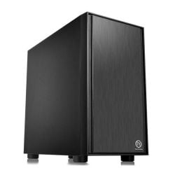 كيس الألعاب Thermaltake Versa H17 SPCC Micro ATX Mini Tower من ثيرمالتيك - أسود