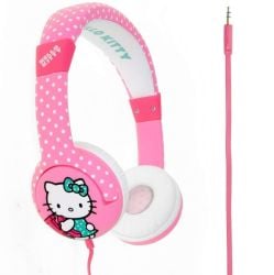HELLO KITTY Apple Junior On Ear Headphone Dotty Kitty