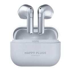 HAPPY PLUGS Hope Wireless Headphones - White Marble 