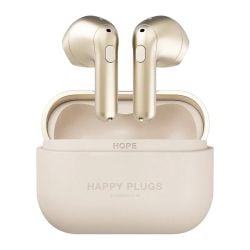 HAPPY PLUGS Hope Wireless Headphones - White Marble 