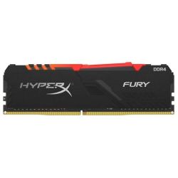 HyperX Fury Memory DIMM DDR4 8 GB 3200 MHz CL16 1R x 8 RGB - Black