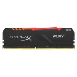 رام HyperX FURY RGB DDR4 CL15 1Rx8 للديسكتوب بسرعة 3000 ميجاهرتز من هايبر اكس - 8 جيجابايت