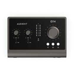 واجهة صوتية يو اس بي Audient ID14 MkII USB بـ 10 مدخل و4 مخرج مع تحكم بدولاب من اودينت