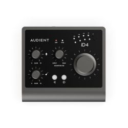 واجهة صوتية يو اس بي Audient ID4 MkII USB بـ 2 مدخل و2 مخرج مع تحكم بدولاب من اودينت