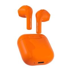 HAPPY PLUGS Joy True Wireless Headphones - Orange 