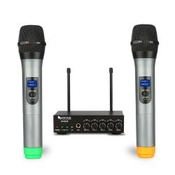 FIFINE K036 UHF Dual Channel Wireless Handheld Mics