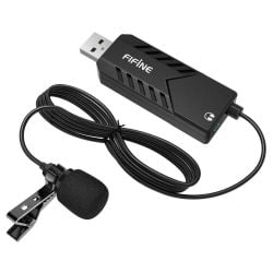 FIFINE USB Lavalier Microphone 