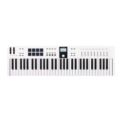 Arturia KeyLab Essential 61 mk3 MIDI Controller - White