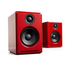 Audioengine A2+ Powered Desktop Speakers Red