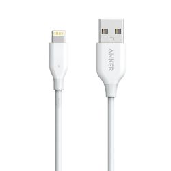 Anker Powerline Lightning to USB Cable 0.9 Meters - White